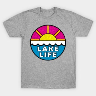 Lake Life Lakes Boating Fishing Outdoors Nature Houseboat Jet Skis T-Shirt